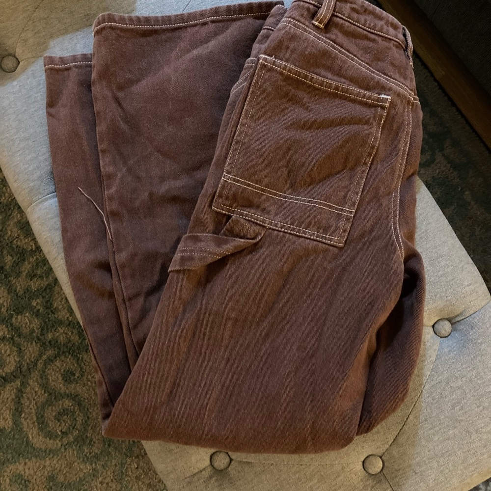 RSQ size small Brown Denim wide legged Pants
